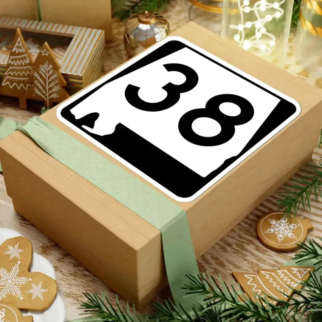 Alabama 38 (Alabama) (Road Sign) STICKER Vinyl Kiss-Cut Decal - The Sticker Space