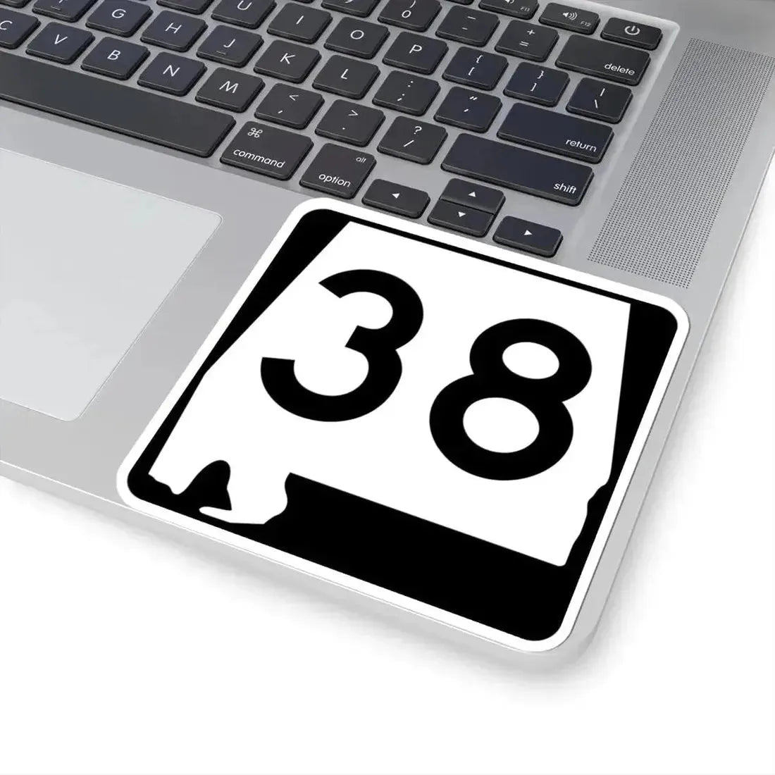 Alabama 38 (Alabama) (Road Sign) STICKER Vinyl Kiss-Cut Decal - The Sticker Space