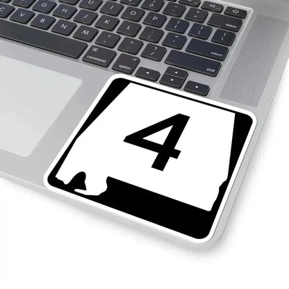 Alabama 4 (Alabama) (Road Sign) STICKER Vinyl Kiss-Cut Decal - The Sticker Space