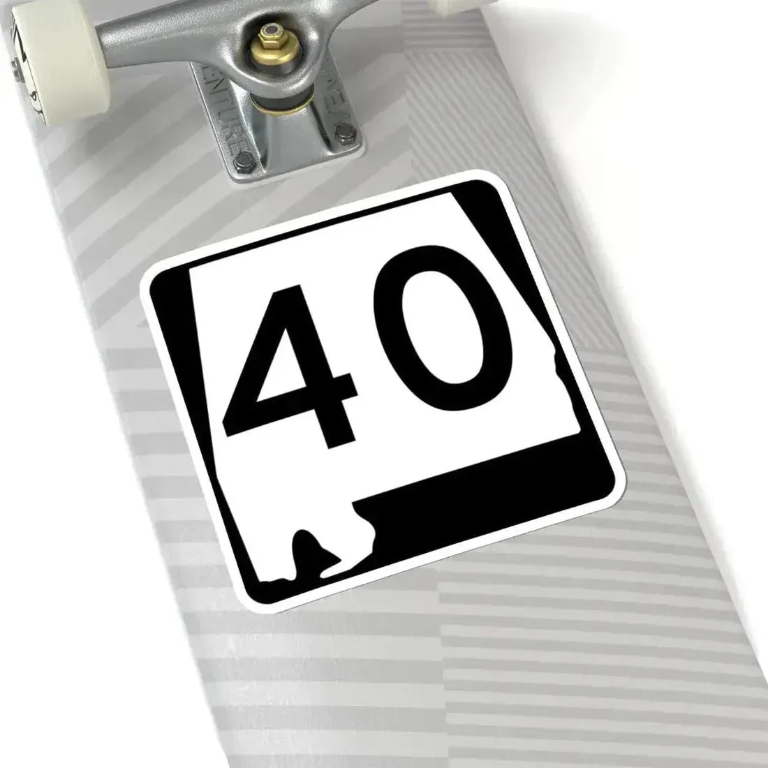 Alabama 40 (Alabama) (Road Sign) STICKER Vinyl Kiss-Cut Decal - The Sticker Space