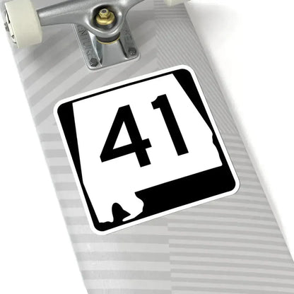 Alabama 41 (Alabama) (Road Sign) STICKER Vinyl Kiss-Cut Decal - The Sticker Space