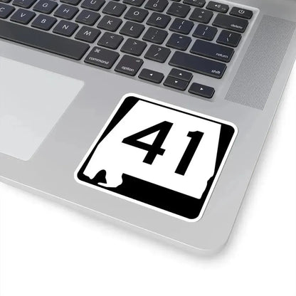Alabama 41 (Alabama) (Road Sign) STICKER Vinyl Kiss-Cut Decal - The Sticker Space