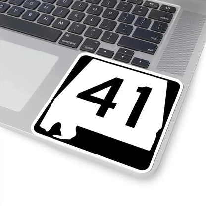 Alabama 41 (Alabama) (Road Sign) STICKER Vinyl Kiss-Cut Decal - The Sticker Space