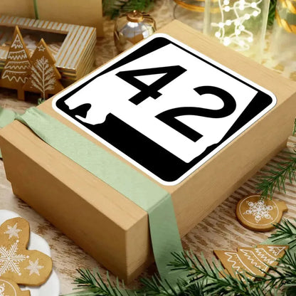 Alabama 42 (Alabama) (Road Sign) STICKER Vinyl Kiss-Cut Decal - The Sticker Space