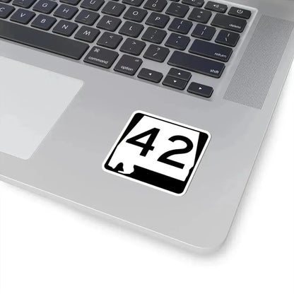 Alabama 42 (Alabama) (Road Sign) STICKER Vinyl Kiss-Cut Decal - The Sticker Space