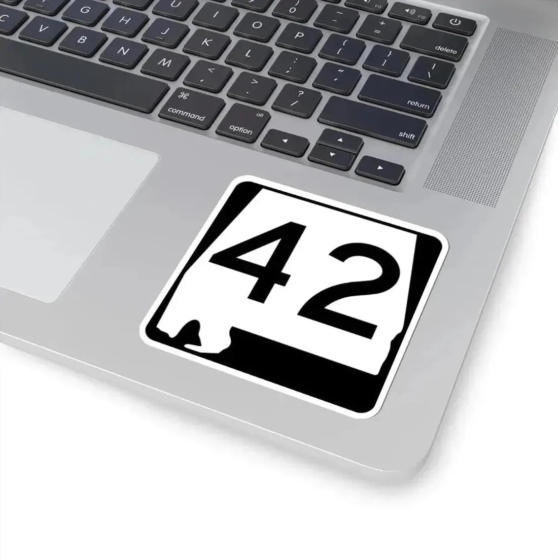 Alabama 42 (Alabama) (Road Sign) STICKER Vinyl Kiss-Cut Decal - The Sticker Space
