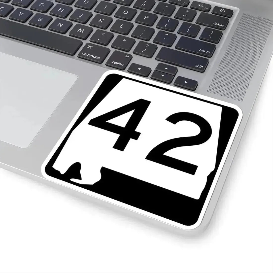 Alabama 42 (Alabama) (Road Sign) STICKER Vinyl Kiss-Cut Decal - The Sticker Space
