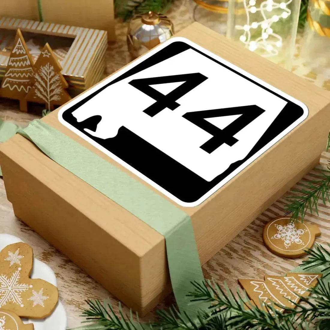 Alabama 44 (Alabama) (Road Sign) STICKER Vinyl Kiss-Cut Decal - The Sticker Space