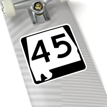Alabama 45 (Alabama) (Road Sign) STICKER Vinyl Kiss-Cut Decal - The Sticker Space