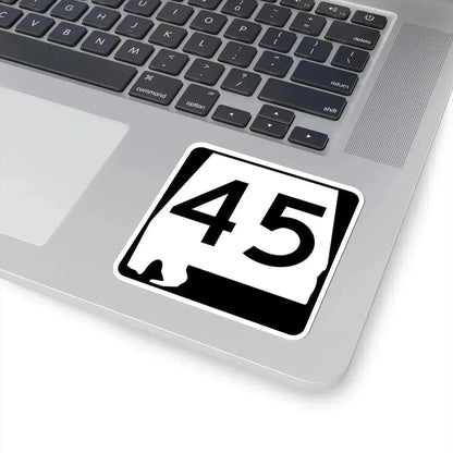 Alabama 45 (Alabama) (Road Sign) STICKER Vinyl Kiss-Cut Decal - The Sticker Space
