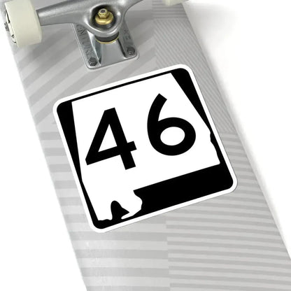 Alabama 46 (Alabama) (Road Sign) STICKER Vinyl Kiss-Cut Decal - The Sticker Space