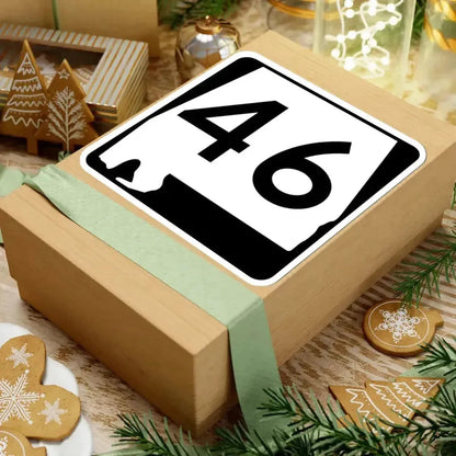 Alabama 46 (Alabama) (Road Sign) STICKER Vinyl Kiss-Cut Decal - The Sticker Space