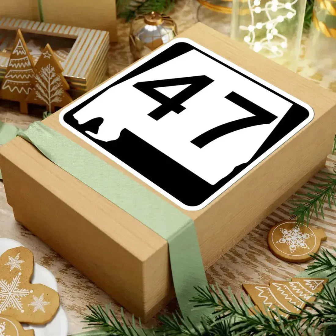 Alabama 47 (Alabama) (Road Sign) STICKER Vinyl Kiss-Cut Decal - The Sticker Space