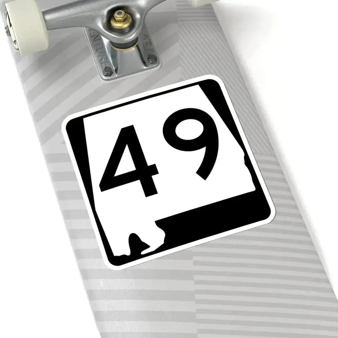 Alabama 49 (Alabama) (Road Sign) STICKER Vinyl Kiss-Cut Decal - The Sticker Space