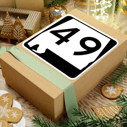 Alabama 49 (Alabama) (Road Sign) STICKER Vinyl Kiss-Cut Decal - The Sticker Space