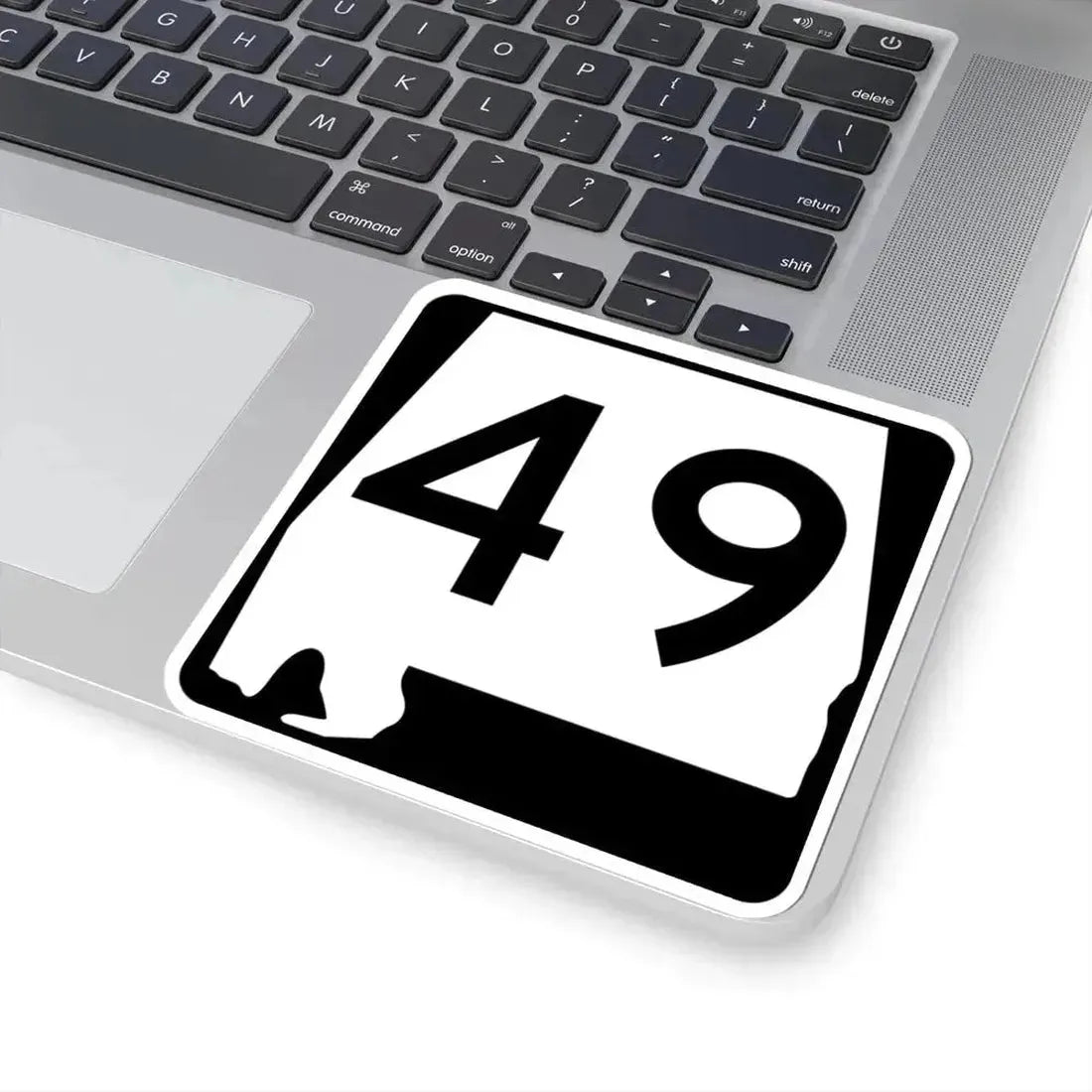 Alabama 49 (Alabama) (Road Sign) STICKER Vinyl Kiss-Cut Decal - The Sticker Space