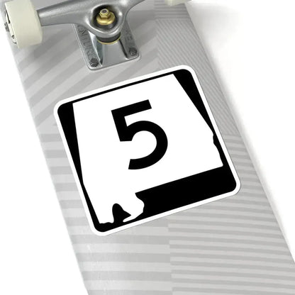 Alabama 5 (Alabama) (Road Sign) STICKER Vinyl Kiss-Cut Decal - The Sticker Space