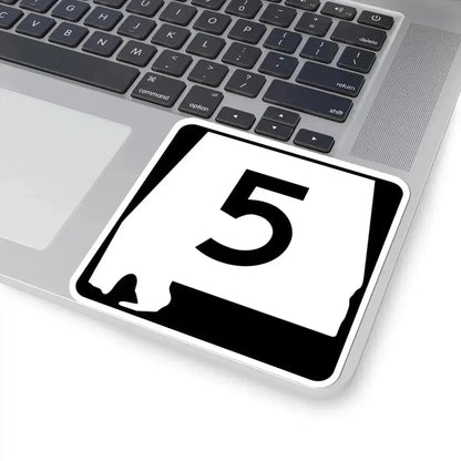 Alabama 5 (Alabama) (Road Sign) STICKER Vinyl Kiss-Cut Decal - The Sticker Space