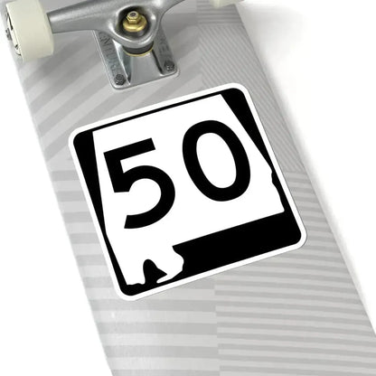 Alabama 50 (Alabama) (Road Sign) STICKER Vinyl Kiss-Cut Decal - The Sticker Space
