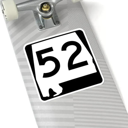 Alabama 52 (Alabama) (Road Sign) STICKER Vinyl Kiss-Cut Decal - The Sticker Space