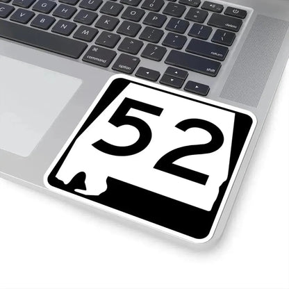 Alabama 52 (Alabama) (Road Sign) STICKER Vinyl Kiss-Cut Decal - The Sticker Space