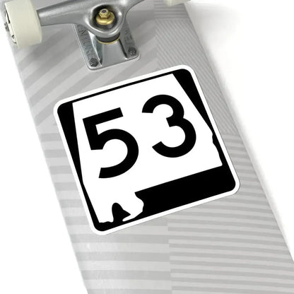 Alabama 53 (Alabama) (Road Sign) STICKER Vinyl Kiss-Cut Decal - The Sticker Space