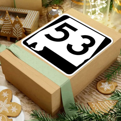 Alabama 53 (Alabama) (Road Sign) STICKER Vinyl Kiss-Cut Decal - The Sticker Space