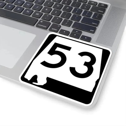 Alabama 53 (Alabama) (Road Sign) STICKER Vinyl Kiss-Cut Decal - The Sticker Space