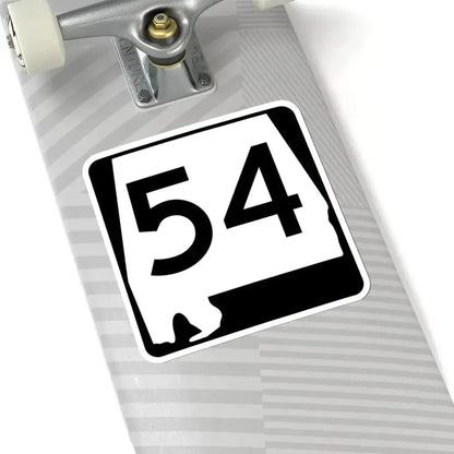 Alabama 54 (Alabama) (Road Sign) STICKER Vinyl Kiss-Cut Decal - The Sticker Space