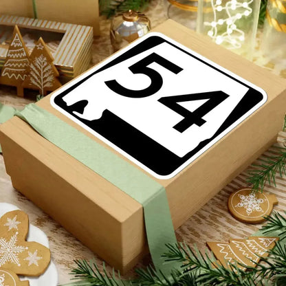 Alabama 54 (Alabama) (Road Sign) STICKER Vinyl Kiss-Cut Decal - The Sticker Space