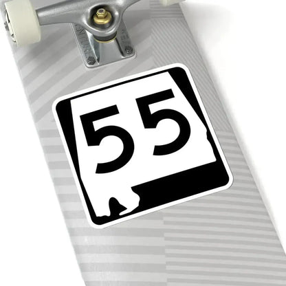 Alabama 55 (Alabama) (Road Sign) STICKER Vinyl Kiss-Cut Decal - The Sticker Space