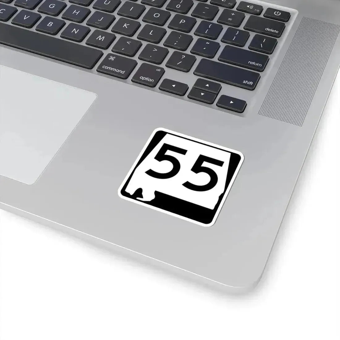 Alabama 55 (Alabama) (Road Sign) STICKER Vinyl Kiss-Cut Decal - The Sticker Space