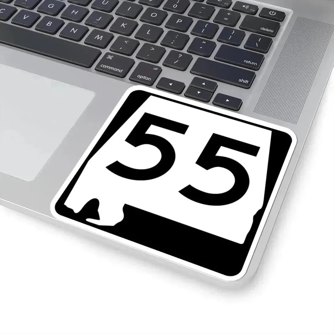 Alabama 55 (Alabama) (Road Sign) STICKER Vinyl Kiss-Cut Decal - The Sticker Space