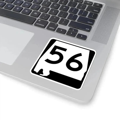 Alabama 56 (Alabama) (Road Sign) STICKER Vinyl Kiss-Cut Decal - The Sticker Space