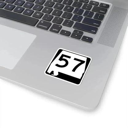Alabama 57 (Alabama) (Road Sign) STICKER Vinyl Kiss-Cut Decal - The Sticker Space