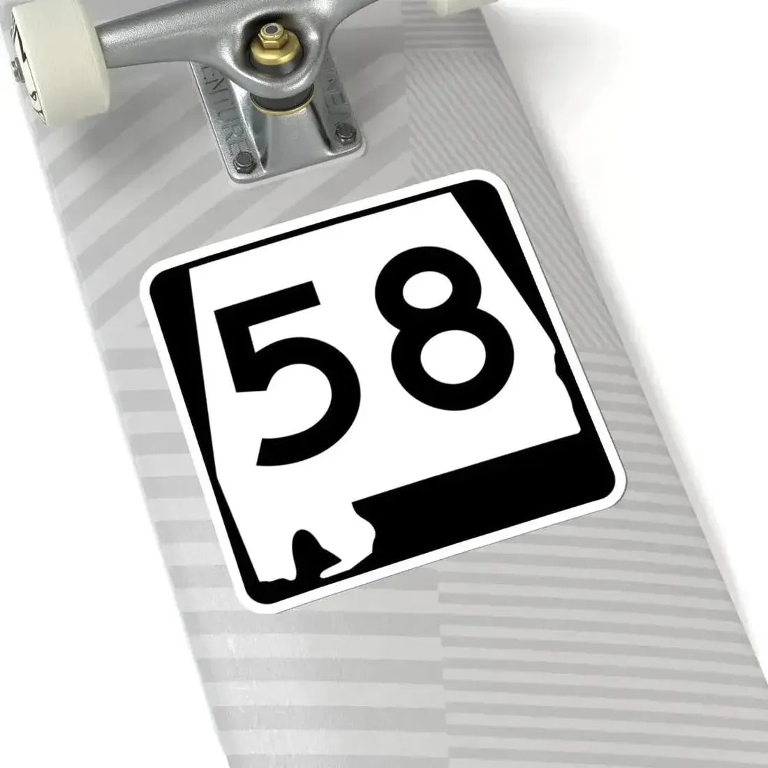 Alabama 58 (Alabama) (Road Sign) STICKER Vinyl Kiss-Cut Decal - The Sticker Space
