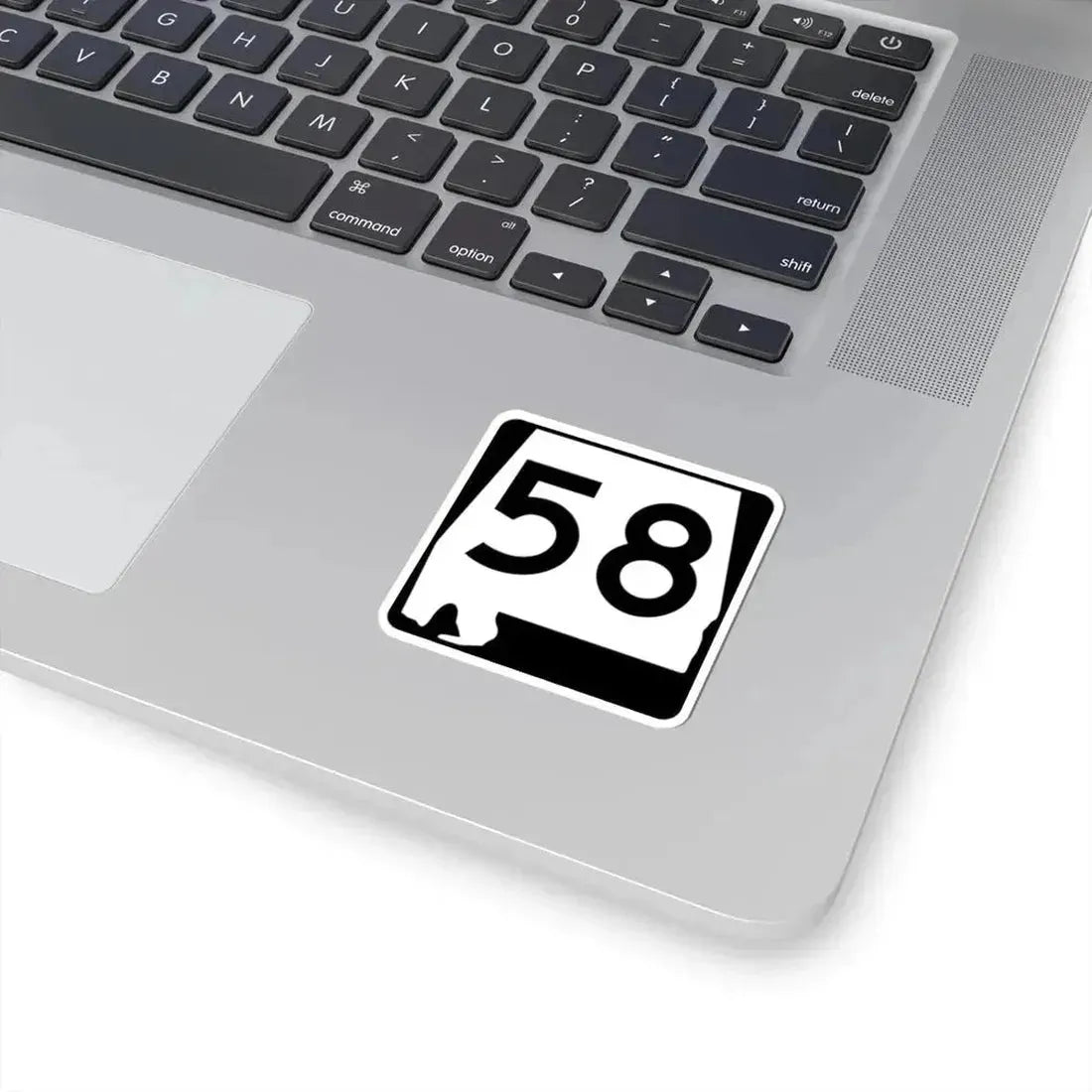 Alabama 58 (Alabama) (Road Sign) STICKER Vinyl Kiss-Cut Decal - The Sticker Space
