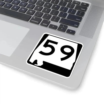 Alabama 59 (Alabama) (Road Sign) STICKER Vinyl Kiss-Cut Decal - The Sticker Space