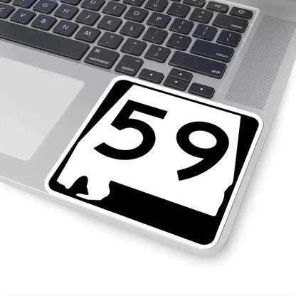 Alabama 59 (Alabama) (Road Sign) STICKER Vinyl Kiss-Cut Decal - The Sticker Space