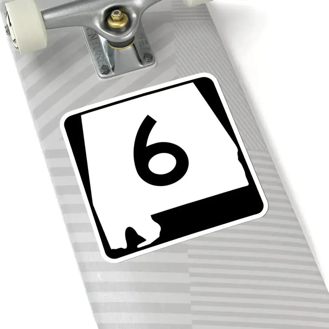 Alabama 6 (Alabama) (Road Sign) STICKER Vinyl Kiss-Cut Decal - The Sticker Space