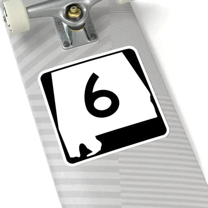 Alabama 6 (Alabama) (Road Sign) STICKER Vinyl Kiss-Cut Decal - The Sticker Space