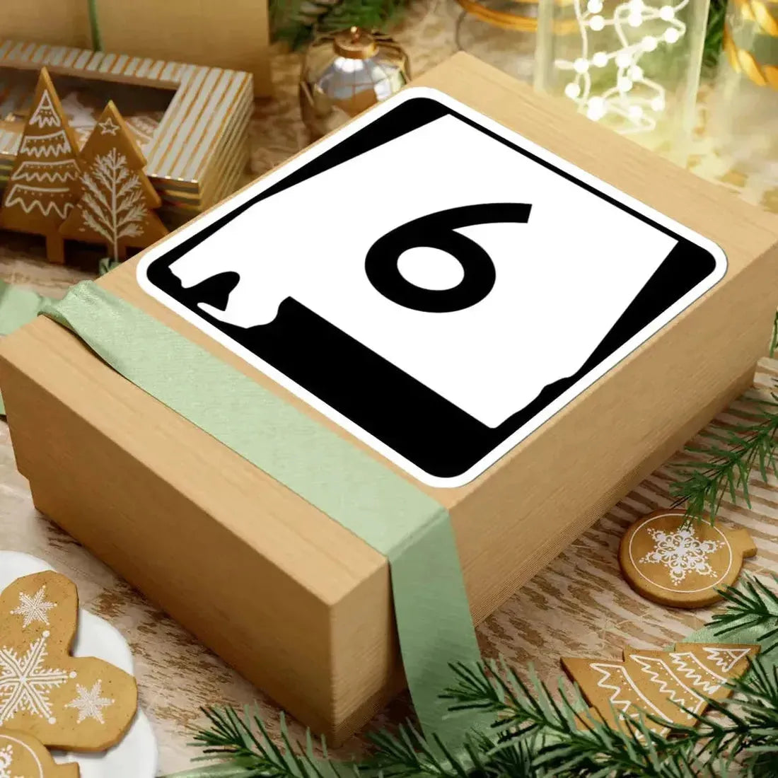 Alabama 6 (Alabama) (Road Sign) STICKER Vinyl Kiss-Cut Decal - The Sticker Space