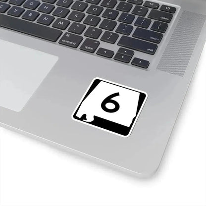 Alabama 6 (Alabama) (Road Sign) STICKER Vinyl Kiss-Cut Decal - The Sticker Space