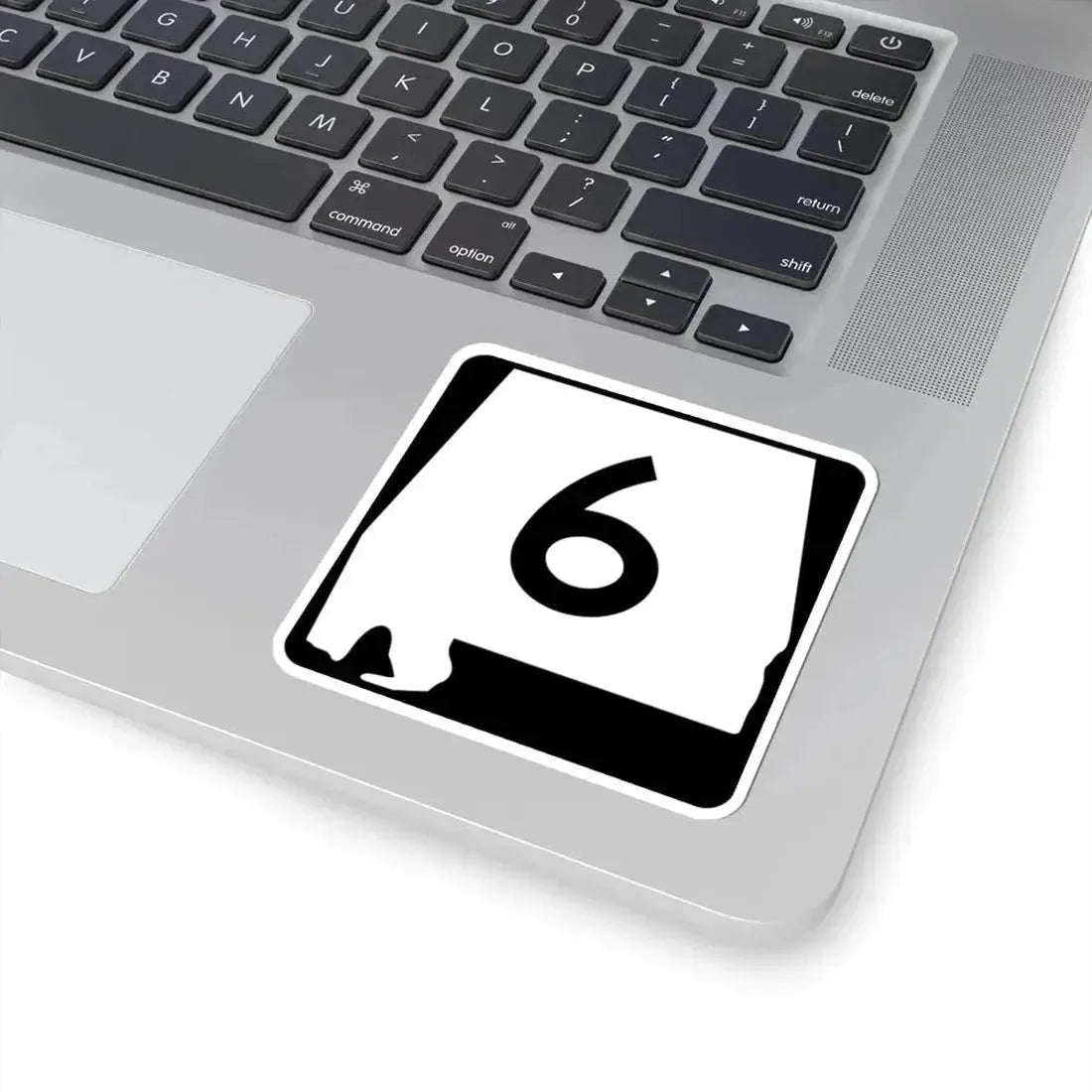 Alabama 6 (Alabama) (Road Sign) STICKER Vinyl Kiss-Cut Decal - The Sticker Space