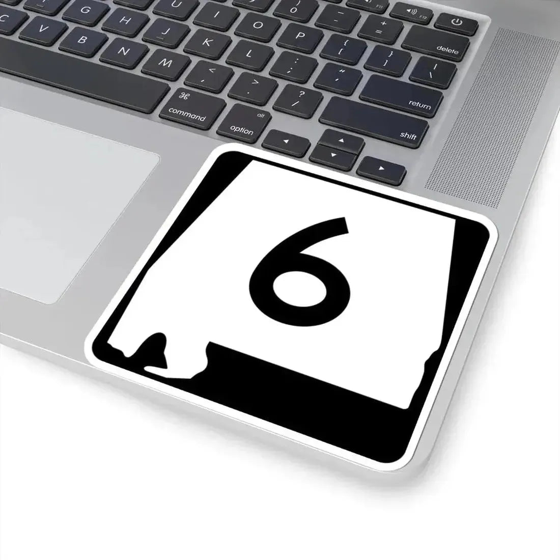 Alabama 6 (Alabama) (Road Sign) STICKER Vinyl Kiss-Cut Decal - The Sticker Space