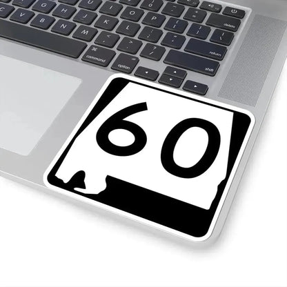 Alabama 60 (Alabama) (Road Sign) STICKER Vinyl Kiss-Cut Decal - The Sticker Space