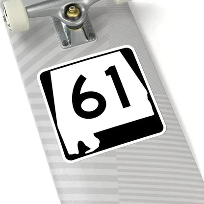Alabama 61 (Alabama) (Road Sign) STICKER Vinyl Kiss-Cut Decal - The Sticker Space