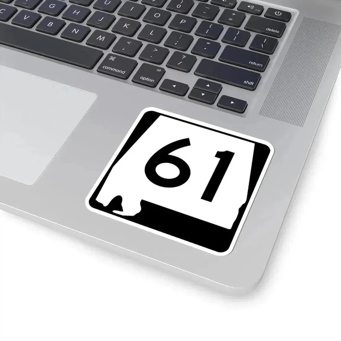 Alabama 61 (Alabama) (Road Sign) STICKER Vinyl Kiss-Cut Decal - The Sticker Space