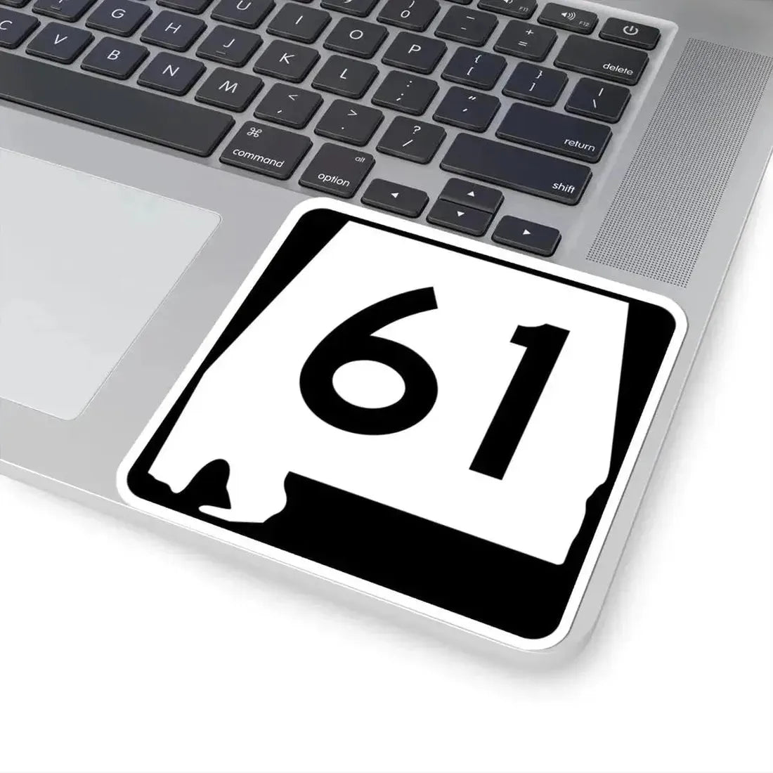 Alabama 61 (Alabama) (Road Sign) STICKER Vinyl Kiss-Cut Decal - The Sticker Space