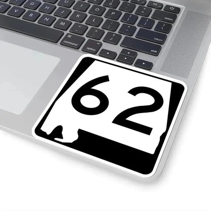 Alabama 62 (Alabama) (Road Sign) STICKER Vinyl Kiss-Cut Decal - The Sticker Space